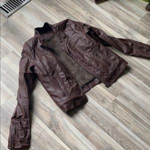 Brown leather Jacket